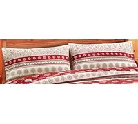 Coppie Federe Guanciali Simpatiche 50x80 100% Cotone Shabby Corvara Montagna
