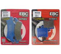 COPPIE/PASTIGLIE APRILIA SCARABEO LIGHT 200 IE 2009 AL 2010 EBC ANT POST FRENO
