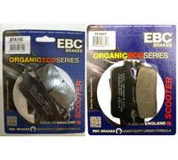 SFA142 PASTIGLIE ORGANICHE ANTERIORI EBC KYMCO R 300 I XCITING 2009-2016