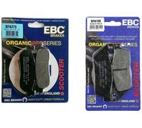 COPPIE/PASTIGLIE YAMAHA XMAX 250 2010/2013 FRENO EBC SFA275 SFA196 ANT POST N2