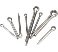 Coppiglia divisa a forma di U in acciaio inossidabile 304 | M1-M10 8-100mm 1/2/5/10/25/50 pezzi Utilizzo: Trattori Macchinari Fissaggio automobilistico(50mm,50pcs M2.5)
