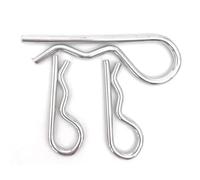 Coppiglie 300/400 pezzi Coppiglia R-pin Assortimento Kit Forma d'onda in acciaio Divisa Clip di fissaggio Raccordo Perni posizionamento(300PCS(3box))