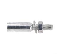 Coppiglie per bicicletta, 9,5 mm, in acciaio resistente, con dadi e rondelle, confezione da 4 per riparazione di biciclette (grandi dimensioni)