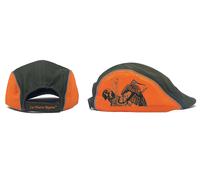 Coppola cappello caccia con ricamo setter e beccaccia taglia unica regolabile