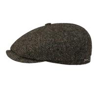 Coppola Hatteras Dark Herringbone by Stetson verde oliva-mélange XXL (62-63 cm)