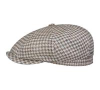 Coppola Hatteras Tweed Houndstooth by Stetson beige-blu 57 cm