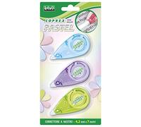 Coprex Lebez 81021 Blister 3 Correttori nastro Mini Pastel