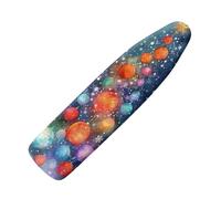 Copri Asse Da Stiro 150 X50 Gradiente Rosso Custodia Di Tavola Da Stirare Banda Elástica Ristrutturabile,Riflette Il Calore Per Un Stiramento Rapido,Facile Installazione