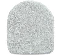 Copri ASSE WC 40X45 cm Velluto Soft Copri ASSE Morbido, Coprisedile Water, Copriwater - Grigio Chiaro