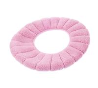 Copri Asse Wc Rosa in Poliestere, Coprisedile Imbottito