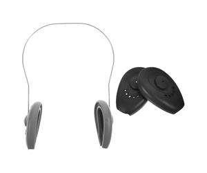 Copri Auricolari in Silicone Antiscivolo 2 Pezzi, Nero | Protezione Orecchie, Materiale in Silicone e Metallo, Comodi per Doccia e Permanenza, Formato Coppia Colore Casuale