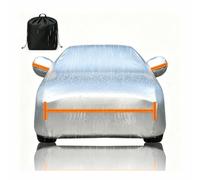 Copri Auto per Audi A8 L D5 2021,Copertura Auto Resistente ad Acqua Polvere Neve Sole Freddo, Strisce Riflettenti a forma di H,Tutte Le Stagioni