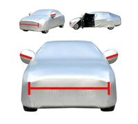 Copri Auto per Mitsubishi Montero iO,Copertura Auto Resistente ad Acqua Polvere Neve Sole Freddo, Strisce Riflettenti a forma di H,Tutte Le Stagioni