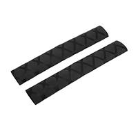 Copri Bacchetta per Bacchette, 1 Paio di Accessori per Strumenti in Polietilene Antiscivolo per Prestazioni(Nero)