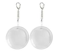 Copri Badge | 2 Pezzi Borsa porta badge digitale dotato di moschettone | Custodia - per Mostre, Fiere Commerciali, Matrimoni, Lauree, Eventi Aziendali, Luogo di Lavoro, Convention, Incontri con i Fan