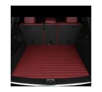 Copri Bagagliaio Auto Per Bmw Per X4 F26 2014 2015 2016 2017 2018 Accessori per auto Stile striscia Tappetino per bagagliaio in pelle artificiale(Wine Red 1 PCS)