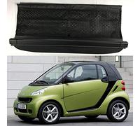 Copri Bagagliaio Auto per Smart fortwo 2009-2014 Smart 451 Copertura Avvolgibile Vano Portabagagli Protezione Coperchio Posteriore Tronco Scudo per La Privacy,Retrattile