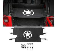 Copri Bagagliaio Auto per Wrangler JK Jku Sports Sahara Freedom Unlimited 2007-2021 Copertura Avvolgibile Vano Portabagagli Protezione Coperchio Posteriore Tronco Scudo per La Privacy