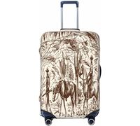 Copri bagaglio lavabile Western Desert Cowboys2 - Protezione per valigia alla moda adatta a bagagli da 18-32 pollici