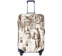 Copri bagaglio lavabile Western Desert Cowboys3 - Protettore per valigia alla moda adatto a bagagli da 18-32 pollici