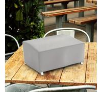 Copri Barbecue Antipolvere, Protezione per Barbecue, griglia per Barbecue Impermeabile, per Piano da Tavolo da 22", per fornello a Gas o Barbecue all'aperto (Grigio)