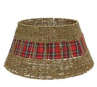 COPRI BASE 70X28CM CON FANTASIA SCOZZESE PER ALBERO DI NATALE