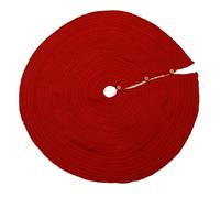 Copri base Albero di Natale in Tessuto maglia rosso cm Ø112xh0,5