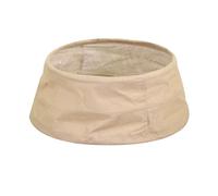 Copri base albero juta pieghevole naturale tondo cm Ø68xh25