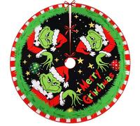 Copri Base Albero Natale Gonna per Albero di Natale 75-122CM Gonna Buon Natale Gonna per Albero di Natale Babbo Natale Decorazioni Natalizie per Albero di Natale Decorazioni NatalizieA24