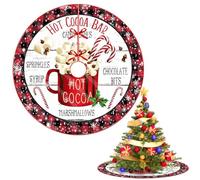 Copri Base Albero Natale Rosso,Tappeto Albero di Natale Rotonde,76cm Gonna Albero di Natale,Copri Albero di Natale Base Poliestere Gonna per Copertura Base Albero di Natale Decorazioni