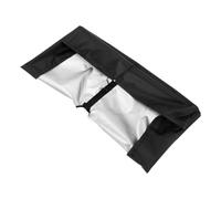 Copri Base Ombrellone Rettangolare Nero Oxford | Protezione Raffinata per Supporti da Esterno, Blocca Foglie e Sabbia, Chiusura Completa, Resistente Agli Strappi