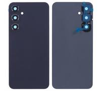 Copri Batteria compatibile con Compatibile con Samsung Galaxy A35 5G SM-A356 A356B A356 retro Back Cover Scocca in plastica + lente cornice fotocamera + biadesivo adesivo (Navy)