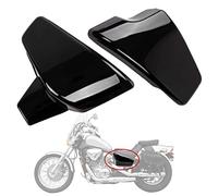 Copri Batteria Laterali Carenatura Laterale Della Batteria per VLX 600 1999-2008 e per VT 600C CD Shadow VLX Deluxe 1999-2007, PSLER Coperchio Laterale del Vano Batteria(Nero)
