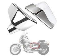 Copri Batteria Laterali Carenatura Laterale Della Batteria per VLX 600 1999-2008 e per VT 600C CD Shadow VLX Deluxe 1999-2007, PSLER Coperchio Laterale del Vano Batteria(Cromo)