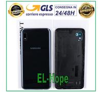 COPRI BATTERIA ORIGINALE SAMSUNG GALAXY A10 SM-A105 COPERCHIO POSTERIORE NERO