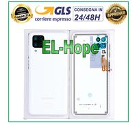 COPRI BATTERIA ORIGINALE SAMSUNG GALAXY A12 SM-A125 SCOCCA POSTERIORE BIANCO