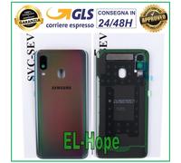 COPRI BATTERIA ORIGINALE SAMSUNG GALAXY A40 SM-A405 COPERCHIO POSTERIORE NERO