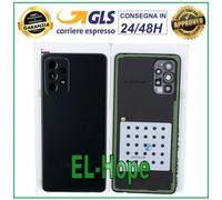 COPRI BATTERIA ORIGINALE SAMSUNG GALAXY A72 SM-A726 5G COPERCHIO POSTERIORE NERO