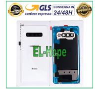 COPRI BATTERIA ORIGINALE SAMSUNG GALAXY S10 PLUS SM-G975 COVER PLUS DUOS BIANCO