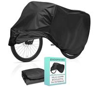 Copri bicicletta da esterno impermeabile Nero 240 x 140 cm