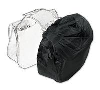 Copri Borsa Moto Impermeabile Anti Pioggia Acqua Cover Telo Tessuto Nero