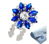 Copri bottoni da donna, per camicia, elegante, gemelli - clip per maniche chic decorazione per abbigliamento per camicie abiti abiti, Refer to description, Strass + rame, Unisex