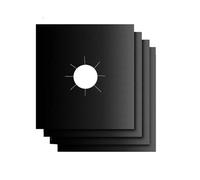 Copri Bruciatore Gas 4 pezzi protezioni for stufe a gas cucina riutilizzabili coperture for bruciatori stuoia protezione tampone di pulizia fodera copertura for a superiori