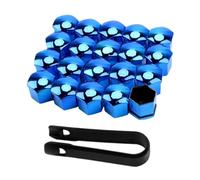 Copri bullone dado ruota, cappucci dado pneumatico - Set di tappi copribullone,Tappo a vite per pneumatici da 20 pezzi con strumento di rimozione, coperture per dadi per pneumatici da 17 mm 19 mm 21 m