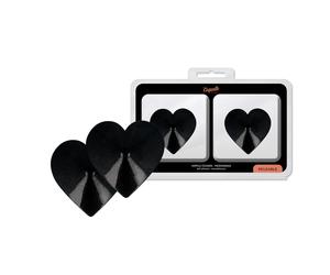 Copri Capezzoli a Cuore Coquette Chic Desire - Metallo Nero