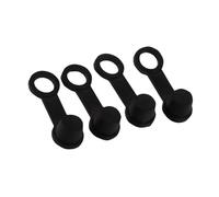 Copri Capezzoli di Spurgo dei Freni, 4 x Bleed di Gomma Nera Nipplo di Spurgo della Valvola di Ingrassaggio Non Voluminoso Tappo di Protezione Antipolvere Cappuccio da Motocicletta da 8mm