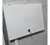 Copri Cassaforte a Muro Coperchio in Ferro per Scatola Dell'interruttore Automatico con Serratura e Chiave, Coperchio di Ricambio per Scatola dei Fusibili per Quadro Elettrico Esterno(43cm(16 7/8"))