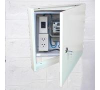 Copri Cassaforte a Muro Coperchio per Scatola Fusibili con Serratura in Metallo, Piastra per Scatola Interruttori Nascosta per Interni con Chiavi, Coperture Bianche per Quadri Elettrici(27cm(10 5/8"))