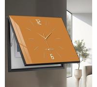 Copri Cassaforte a Muro Copertura Decorativa per Quadro Elettrico, per Nascondere la Scatola del Contatore, Copertura Orizzontale per Quadro Elettrico, Coperchio(Orange,40x30cm(15 3/4x11 3/4"))
