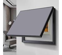 Copri Cassaforte a Muro Copertura Decorativa per Scatola Interruttori Nascosta per Homeline, Copertura per Scatola Contatore Elettrico da Esterno in Legno e PVC, Scatola Elettrica con Coperchio a Riba